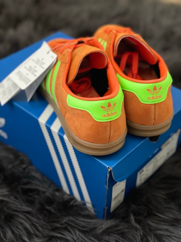 Turuncu Süet Adidas Kadın Sneakers - Görsel 3