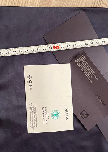 Prada orjinal toz torbası - Görsel 3