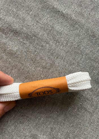 TOD'S Beyaz Ayakkabı Bağcığı - Görsel 2