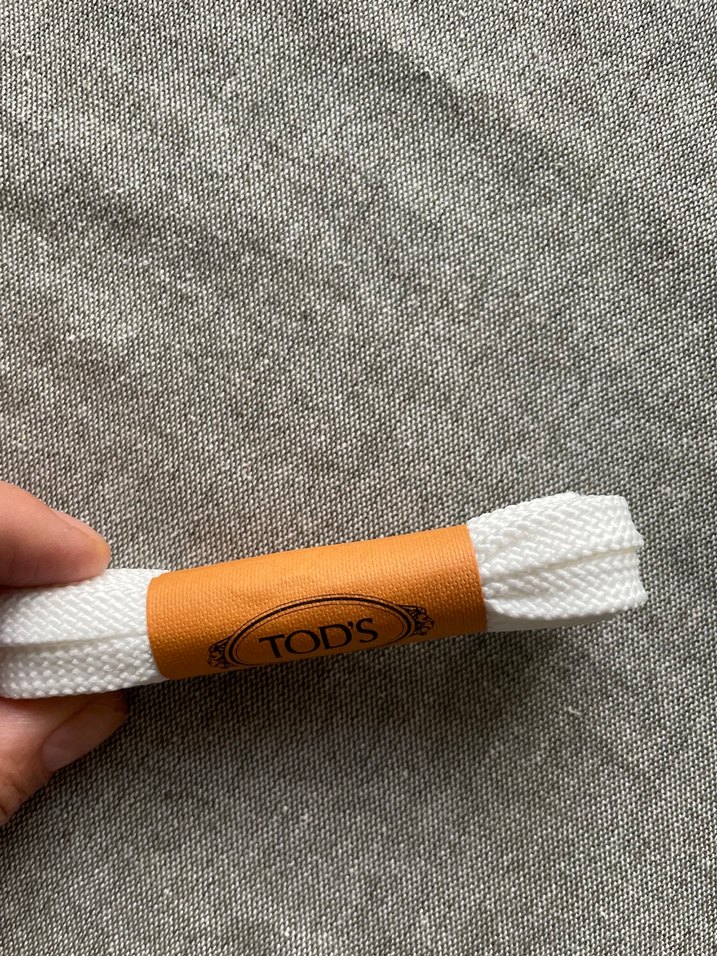 TOD'S Beyaz Ayakkabı Bağcığı - Görsel 2