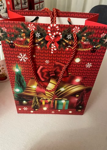 Noel Temalı Kırmızı Kahve Fincanı Seti - Görsel 4