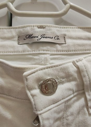Mavi Jeans Beyaz Mini Kadın Şort