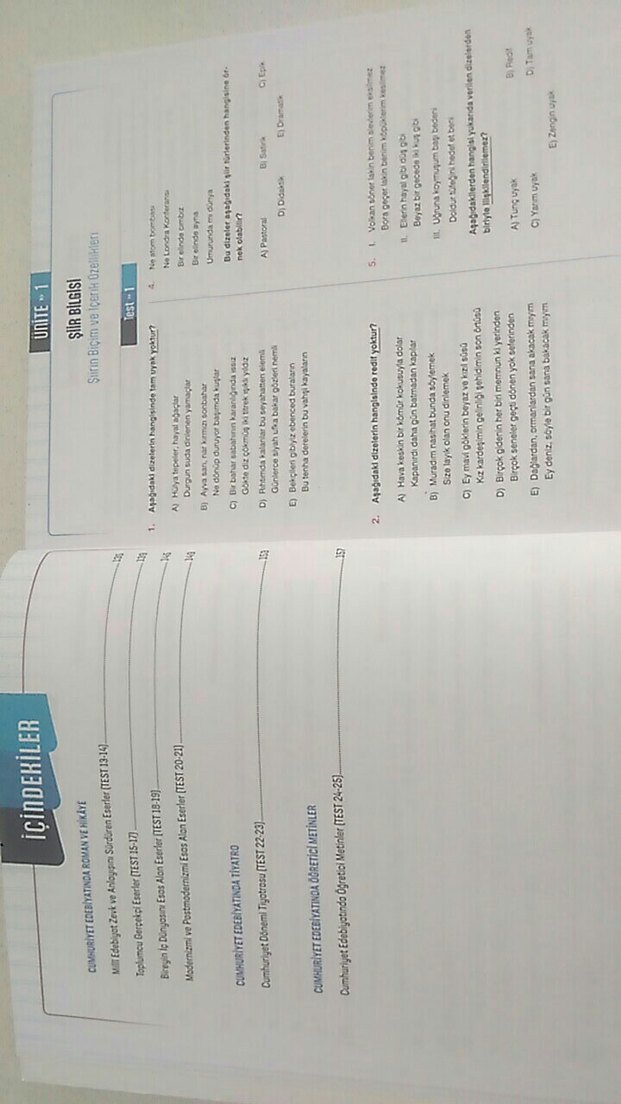 Aytun Edebiyat Soru Bankası - Görsel 3