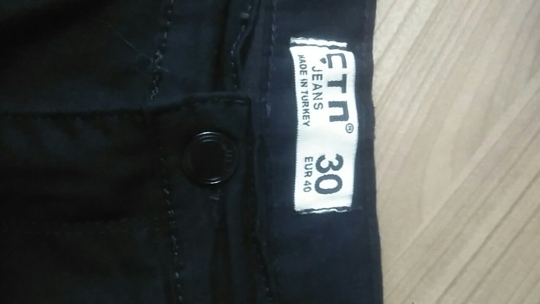 Kadın Bilekten Siyah Pantolon Jeans - Görsel 2