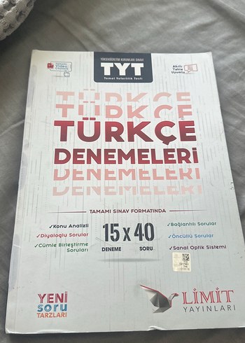 Türkçe TYT Deneme Sınavları - Limit Yayınları
