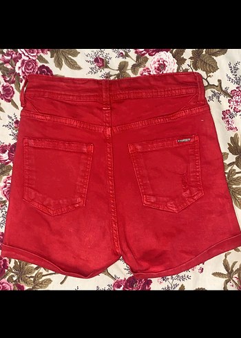 Bershka Bershka kırmızı şort