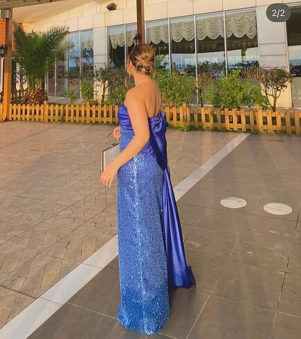 LACİVERT ÖZEL DİKİM ABİYE