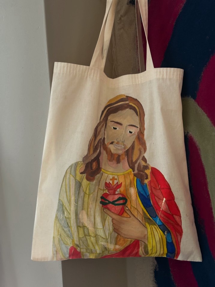 çizim bez çanta - Görsel 2