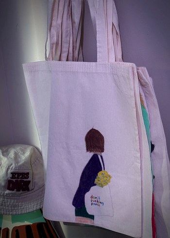 Çizim Bez Çanta - Görsel 2