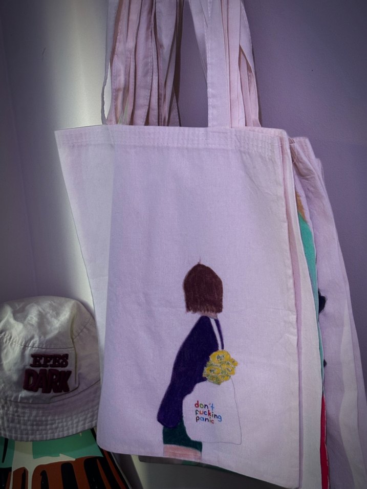 Çizim Bez Çanta - Görsel 2