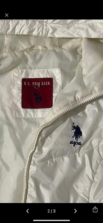 m Beden U.S POLO BEYAZ KADIN MONTU