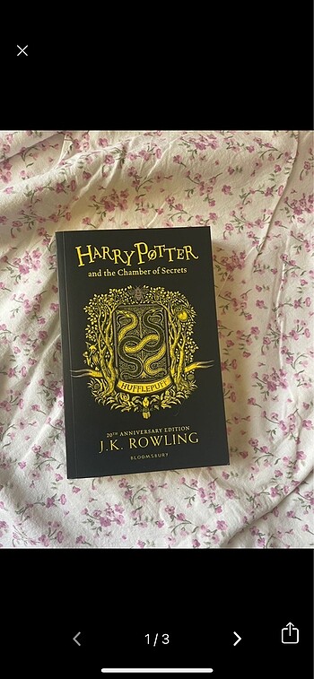 Harry Potter 20. Yıl özel baskı hufflepuff