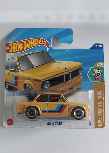 Sarı Hot Wheels BMW 2002 Oyuncak Araba