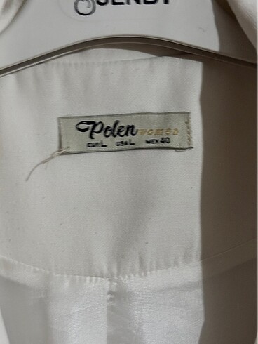 40 Beden beyaz Renk Beyaz blazer ceket