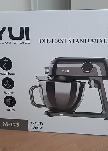 YUI M-123 1800W Siyah Stand Mikser