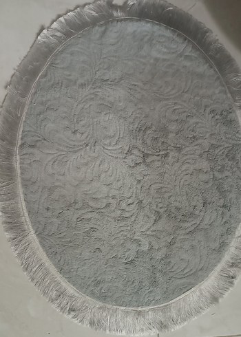 Diğer Gri Oval banyo paspas takımı