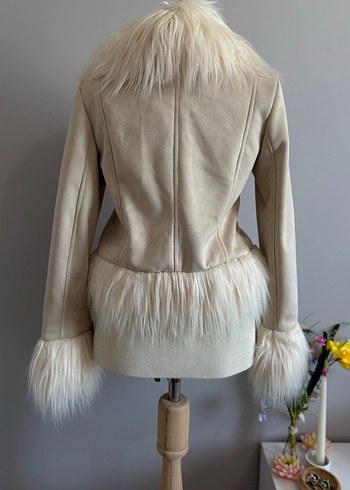 vintage tüylü ceket - Görsel 5
