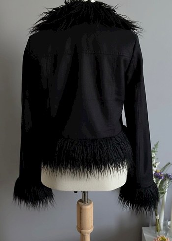 goth vintage ceket - Görsel 5