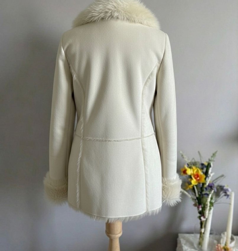 vintage afghan coat - Görsel 3