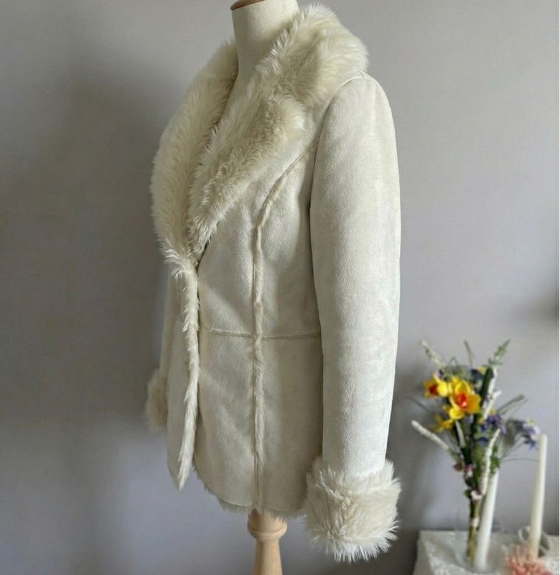 vintage afghan coat - Görsel 2