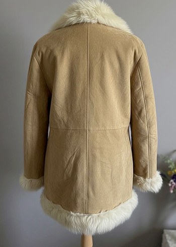 vintage deri kaban - Görsel 3