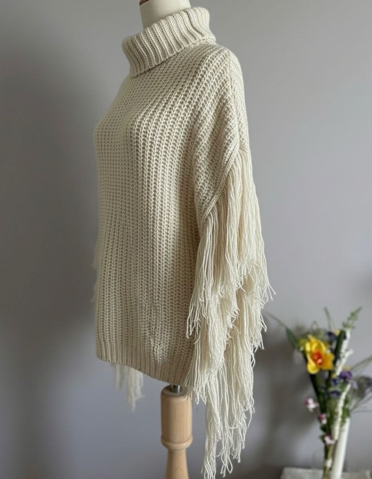 vintage bohem kazak - Görsel 2