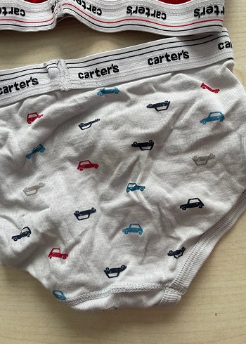 6 Yaş Beden Carters Çocuk Renkli Boxer Külot Seti