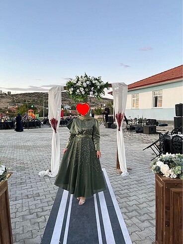 Taş detay abiye