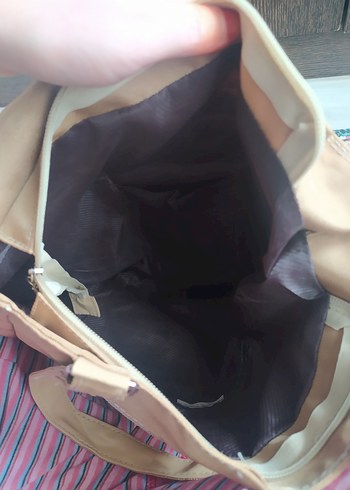 Bej Fermuarlı Kadın Çanta - Görsel 3