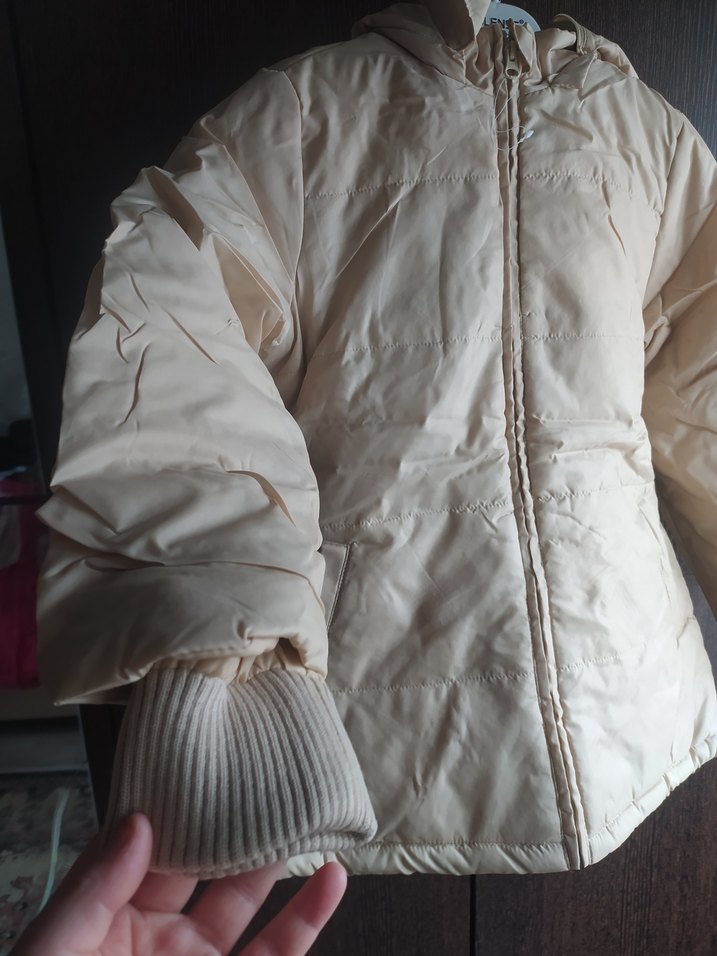 Beyaz Kadın Midi Kaban, Fermuarlı, Sokak Stili - Görsel 2