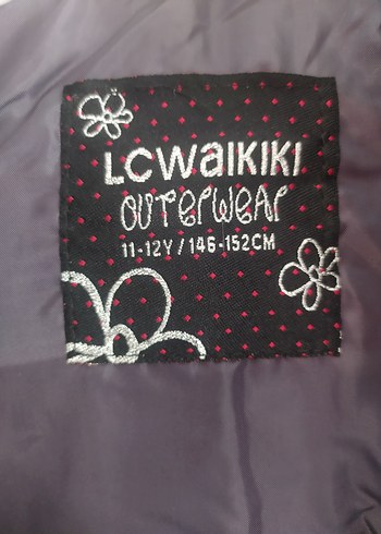 Düğmeli Gri Midi kız çoçuk mont - Görsel 2