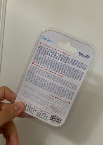 Diğer Baby Soft Desenli Damak Emzik Beyaz