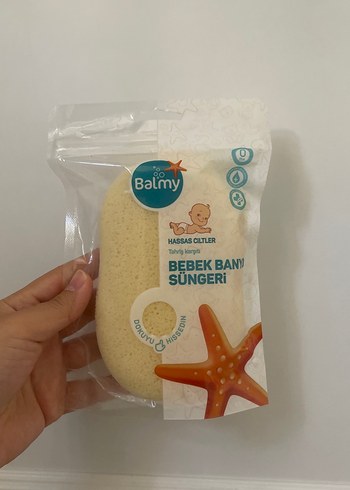 Balmy Bebek Banyosu Süngeri - Hassas Ciltler İçin