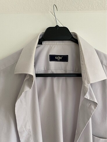 KIĞILI ERKEK GÜMÜŞ RENK GÖMLEK - Görsel 2