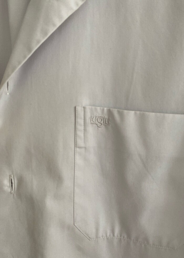 KIĞILI ERKEK GÜMÜŞ RENK GÖMLEK - Görsel 3