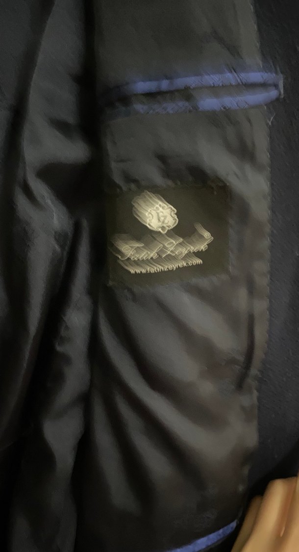 Fatih ZEYREK lacivert ceket - Görsel 5