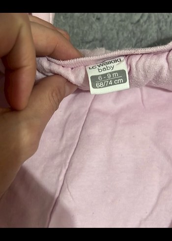 LC Waikiki Kız Bebek Pembe LCW uyku tulumu