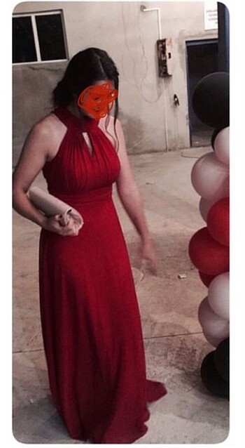 Kırmızı Abiye