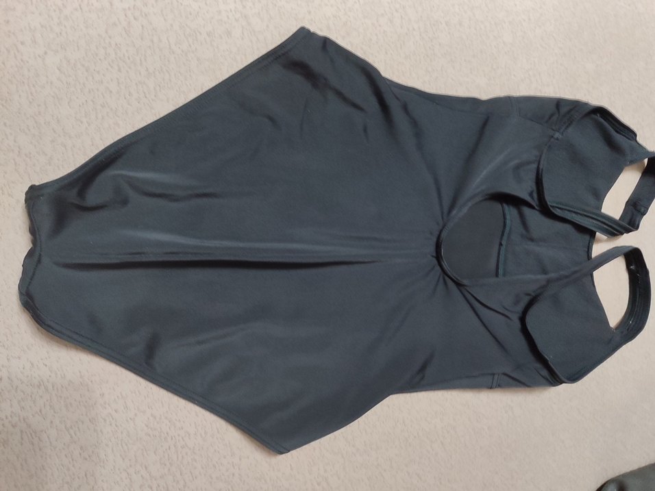 Siyah lastik  Kadın Mayo - Görsel 2