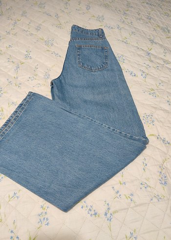 Kadın Mavi Denim Midi Boy Regular Fit Jean - Görsel 3