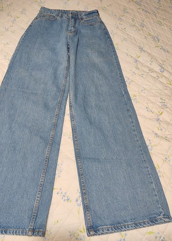 Kadın Mavi Denim Midi Boy Regular Fit Jean - Görsel 2