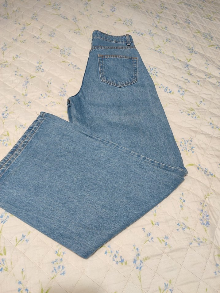 Kadın Mavi Denim Midi Boy Regular Fit Jean - Görsel 3