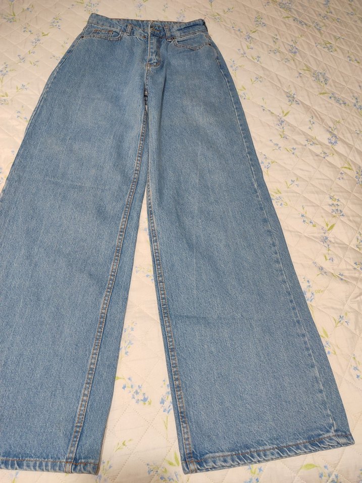 Kadın Mavi Denim Midi Boy Regular Fit Jean - Görsel 2