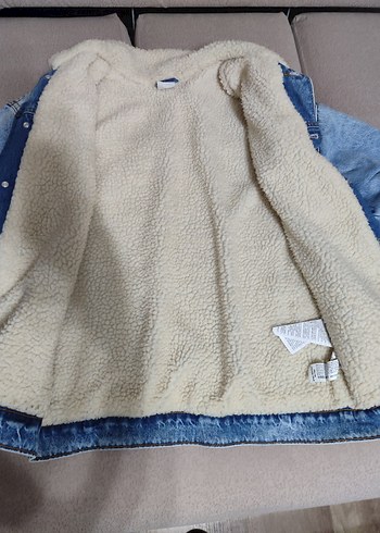 Düğmeli Mavi  erkek Denim Ceket 13 -14 yaş - Görsel 2