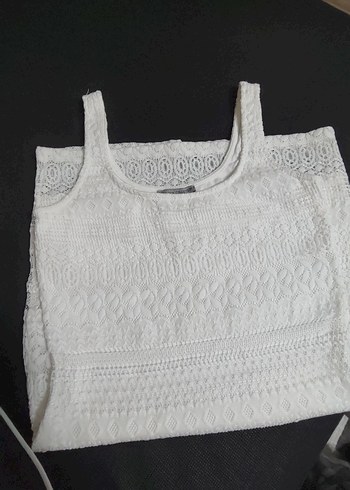 Kadın Beyaz Dantel Nakışlı  Elbise likra - Görsel 3