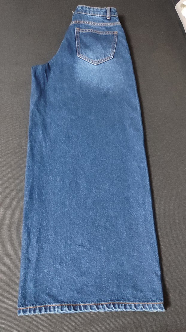 Yüksek Bel Açık Mavi Denim Jean — görsel 3/5