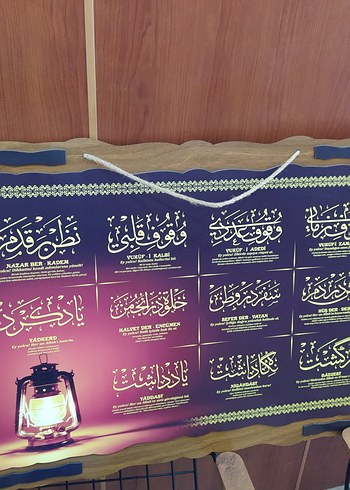 Diğer nakşibendi usul 11 kandil tablosu
