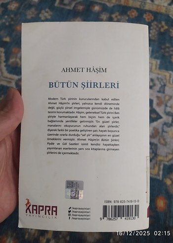 Ahmet Haşim Bütün Şiirleri Kitabı - Görsel 5
