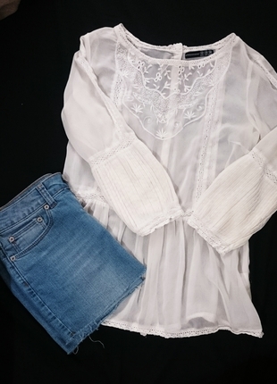 Primark transparan gömlek