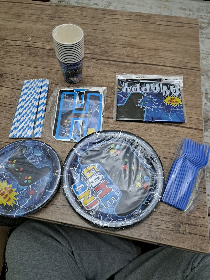 Mavi Oyun Temalı Parti Seti - Görsel 2